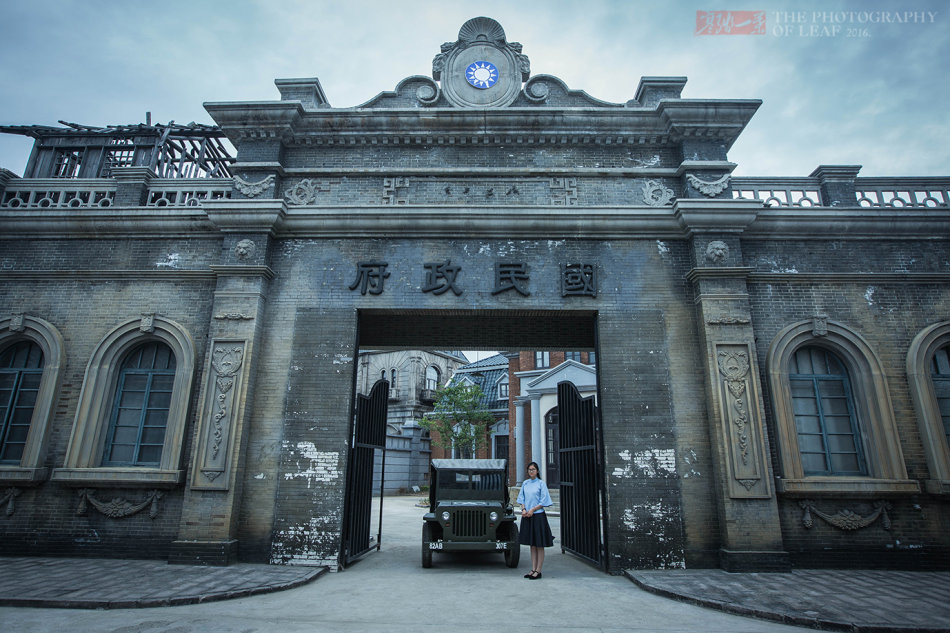 象山影视城,旗袍美女湿身打鬼子 象山影视城,旗袍美女湿身打鬼子